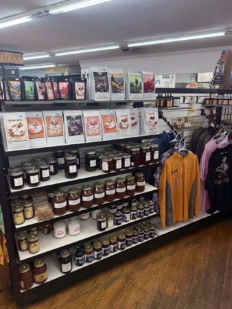 Everyday merchandise available at Floyd Xpress Market in Floyd, VA